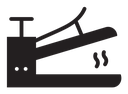 Heat press icon
