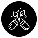 Herb medicine icon