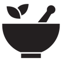 Herbal medicine icon