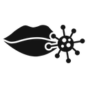 Herpes virus icon