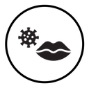 Herpes virus icon