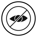 Hide icon