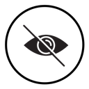 Hide icon