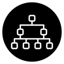 Hierarchical structure 2 icon