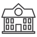 High school building 3 icon