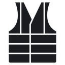 High visibility vest 2 icon