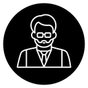 Hipster icon