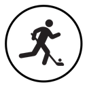 Hockey player icon