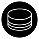 Hockey puck icon
