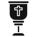 Holy chalice icon