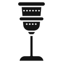 Holy chalice Black Filled icon
