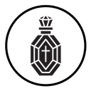 Holy water bottle icon