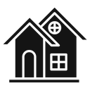 Home (2) Black Filled icon