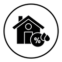 Home air humidity icon