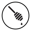 Honey dipper icon