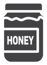 Honey jar icon