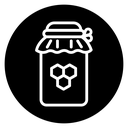 Honey jar icon