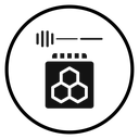 Honey jar with dipper icon