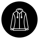 Hoodie jacket icon