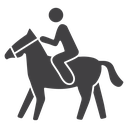 Horse riding icon