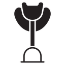 Horse saddle icon