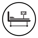Hospital bed icon