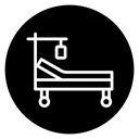 Hospital bed icon