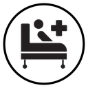 Hospital bed icon