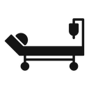 Hospital bed icon