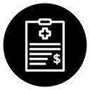 Hospital bill icon