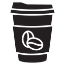 Hot coffee cup icon