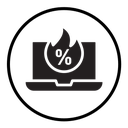 Hot deal icon
