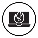 Hot deal icon