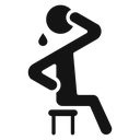 Hot human Black Filled icon