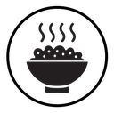 Hot meal icon