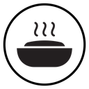 Hot meal icon