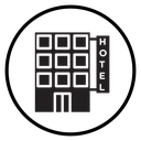 Hotel Building Signboard icon