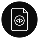 HTML script icon
