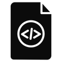 HTML script icon