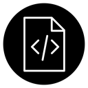 HTML script icon