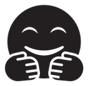 Hugging emoji icon