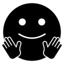 Hugging emoji icon