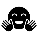 Hugging emoji icon