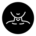 Human neck icon