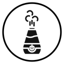 Humidifier Black Filled icon