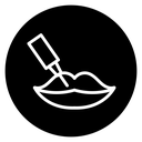 Hyaluronic acid lips injection icon
