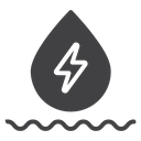 Hydraulic energy icon