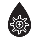Hydro power icon