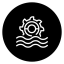 Hydro power icon