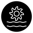 Hydro power icon